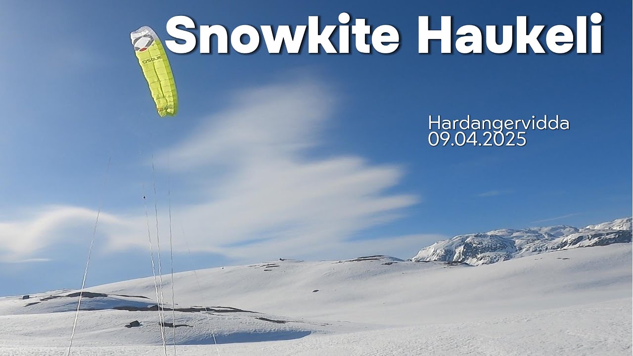 Haukeli Snowkite April 2025