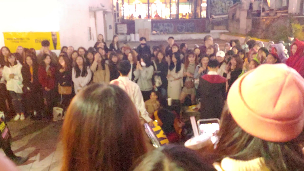 20191025. MYM. HALLOWEEN SHOW.  BTS 'FIRE' COVER. EXHILARATING BUSKING.