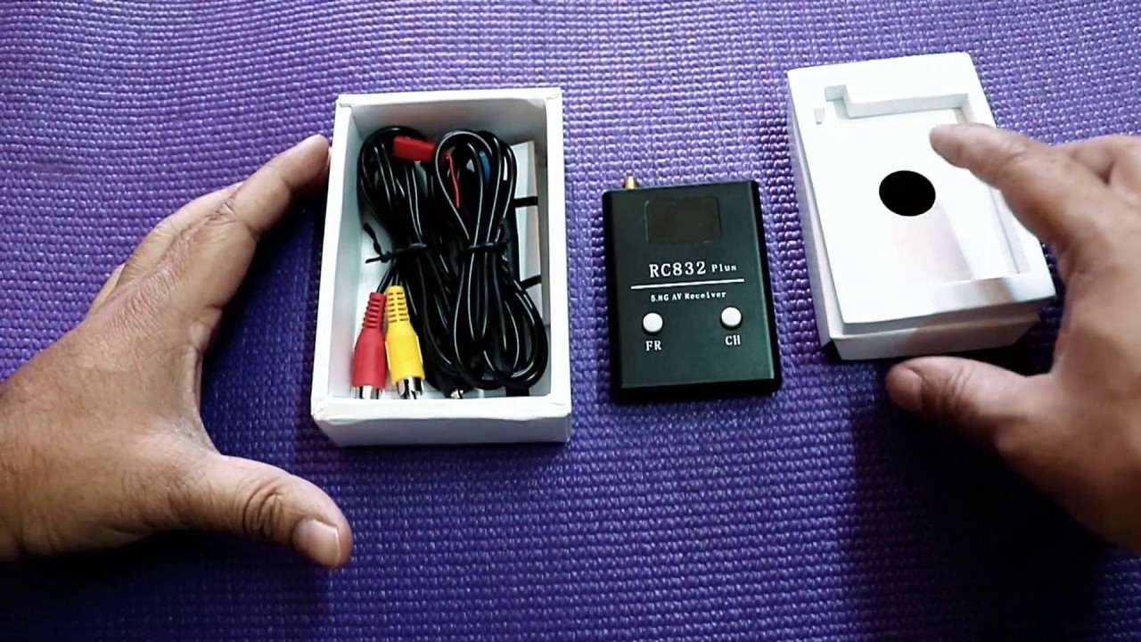 RC 832 reciever unboxing and installation
