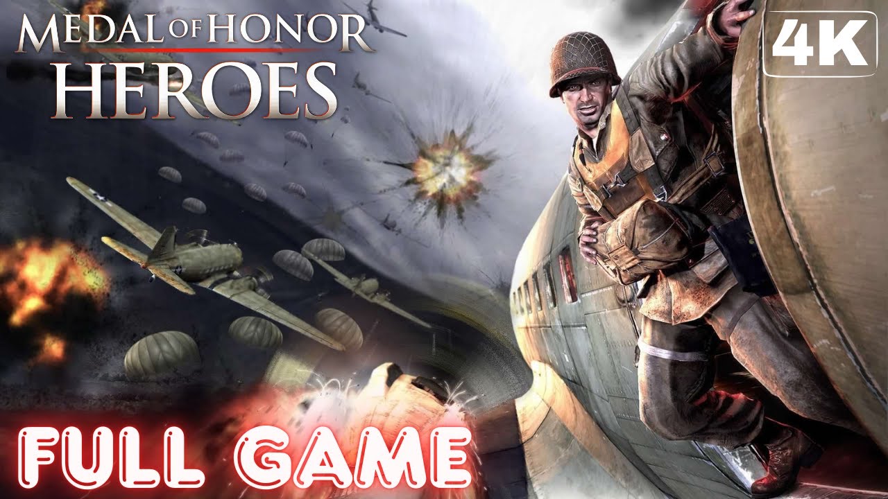 MEDAL OF HONOR: HEROES (PSP) | Full Game 4K/60FPS | Gameplay Walkthrough