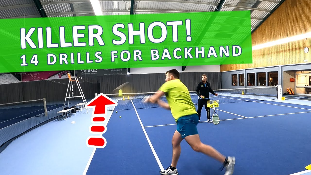 Develop The Killer Shot! 🚨 14 Backhand Down The Line Drills 🔥 Great Practice For Singles & Groups