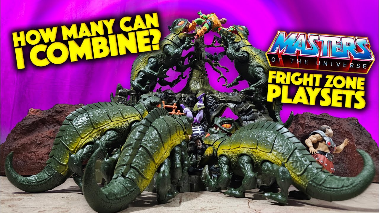 Let's Combine Multiple Fright Zone Playsets!! | Masters Of The Universe Origins