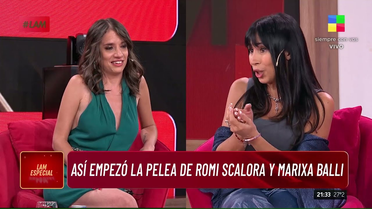 😬 Sacaron los trapitos al sol: TENSO CRUCE entre Romi Scalora y Marixa Balli