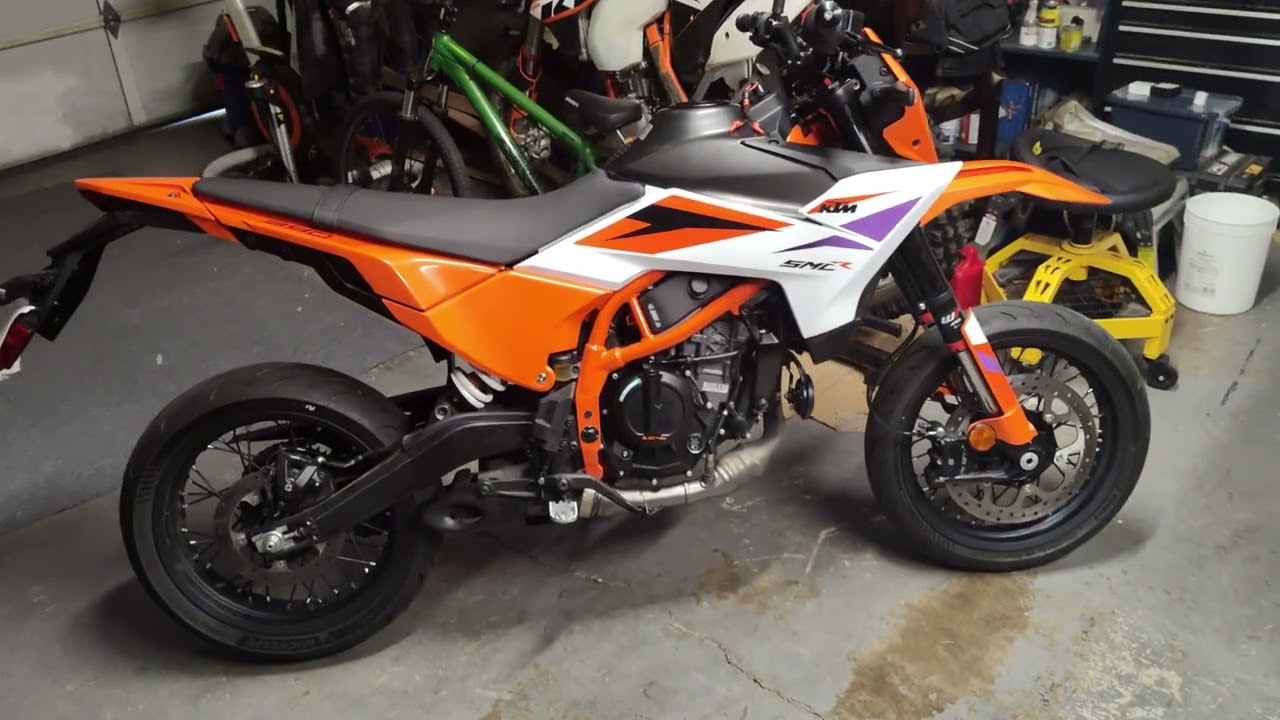 2025 KTM SMC R 1ST ride warning. 