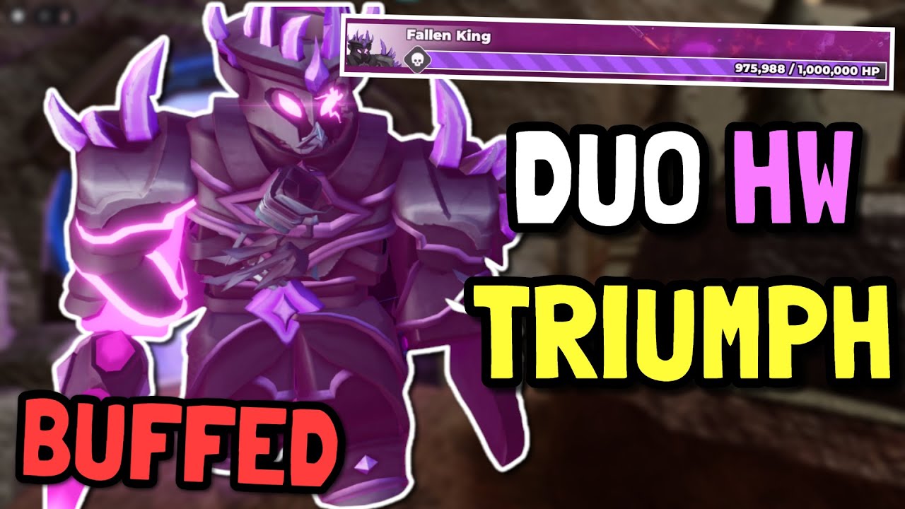 DUO BUFFED HIDDEN WAVE TRIUMPH | 1 Million HP Boss! | Roblox Tower Defense Simulator TDS