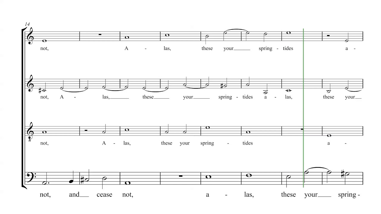 Bennet, John   Weep, O Mine Eyes   Bass