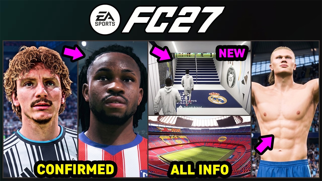EA FC 27 NEWS | NEW Gameplay Scenes, Features, Licenses & Real Faces ✅