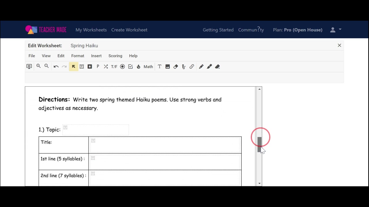 TeacherMade Activities Shared on their Forum! app.teachermade.com