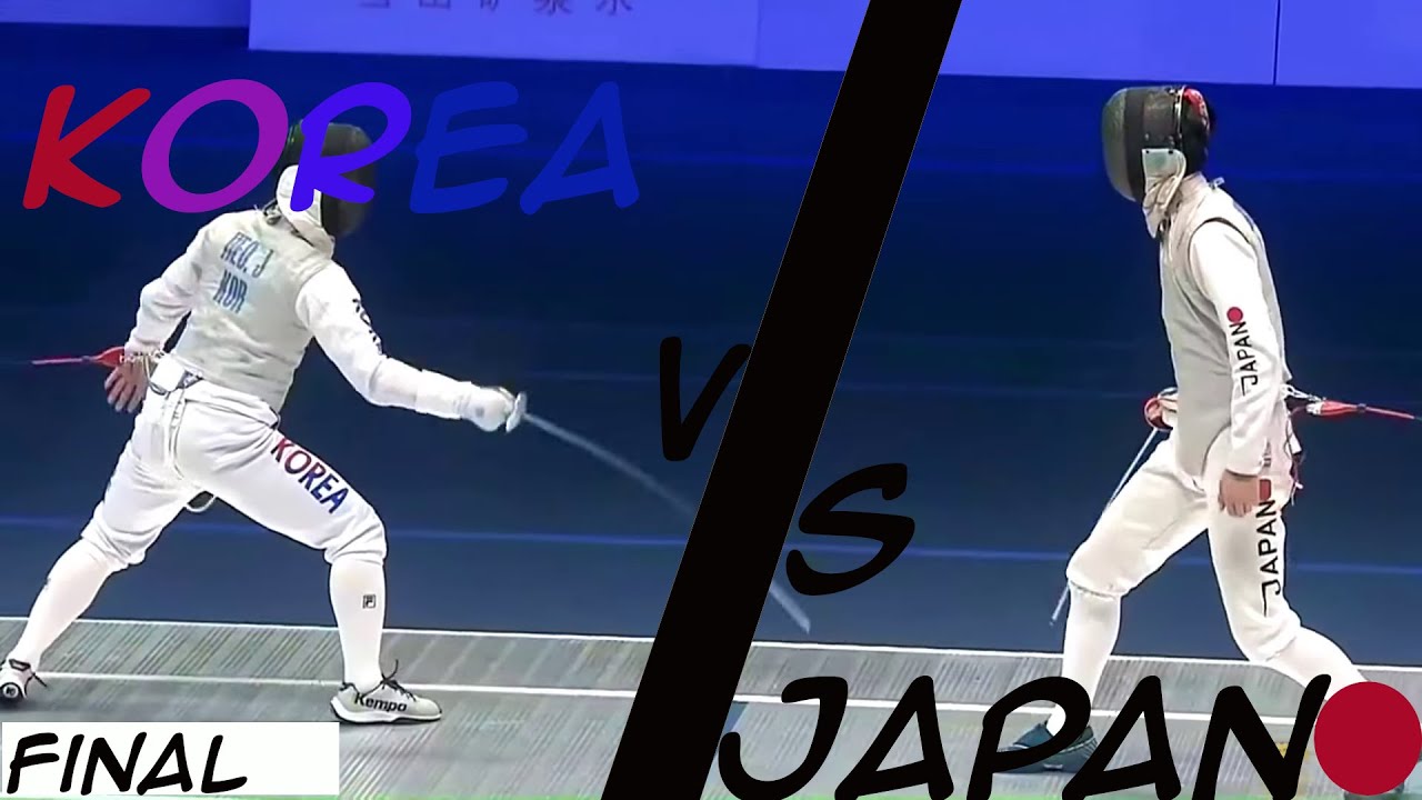 South Korea vs Japan - 2023 Foil Asian Fencing Championships Final Men’s Team