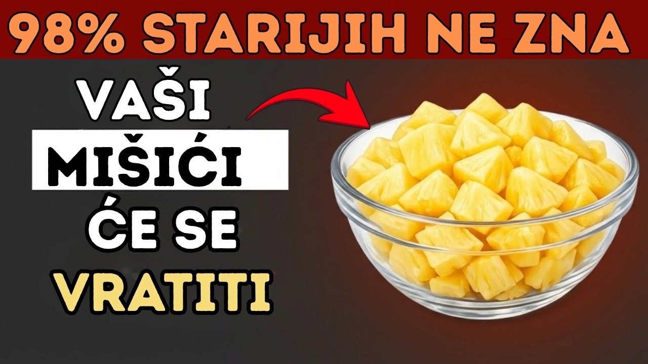 STARIJI LJUDI! OVO JEDNO Voće GRADI Mišiće i SUZBIJA Sarkopeniju