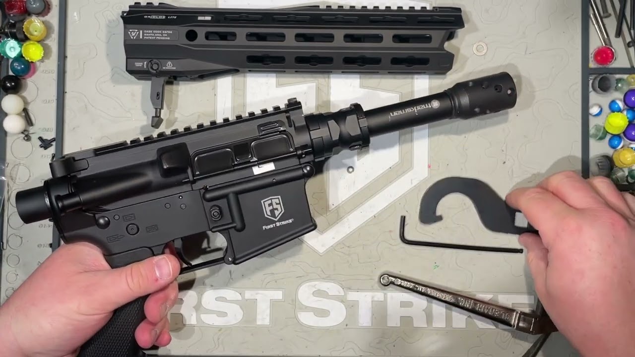 How to install a handguard onto your First Strike T15.