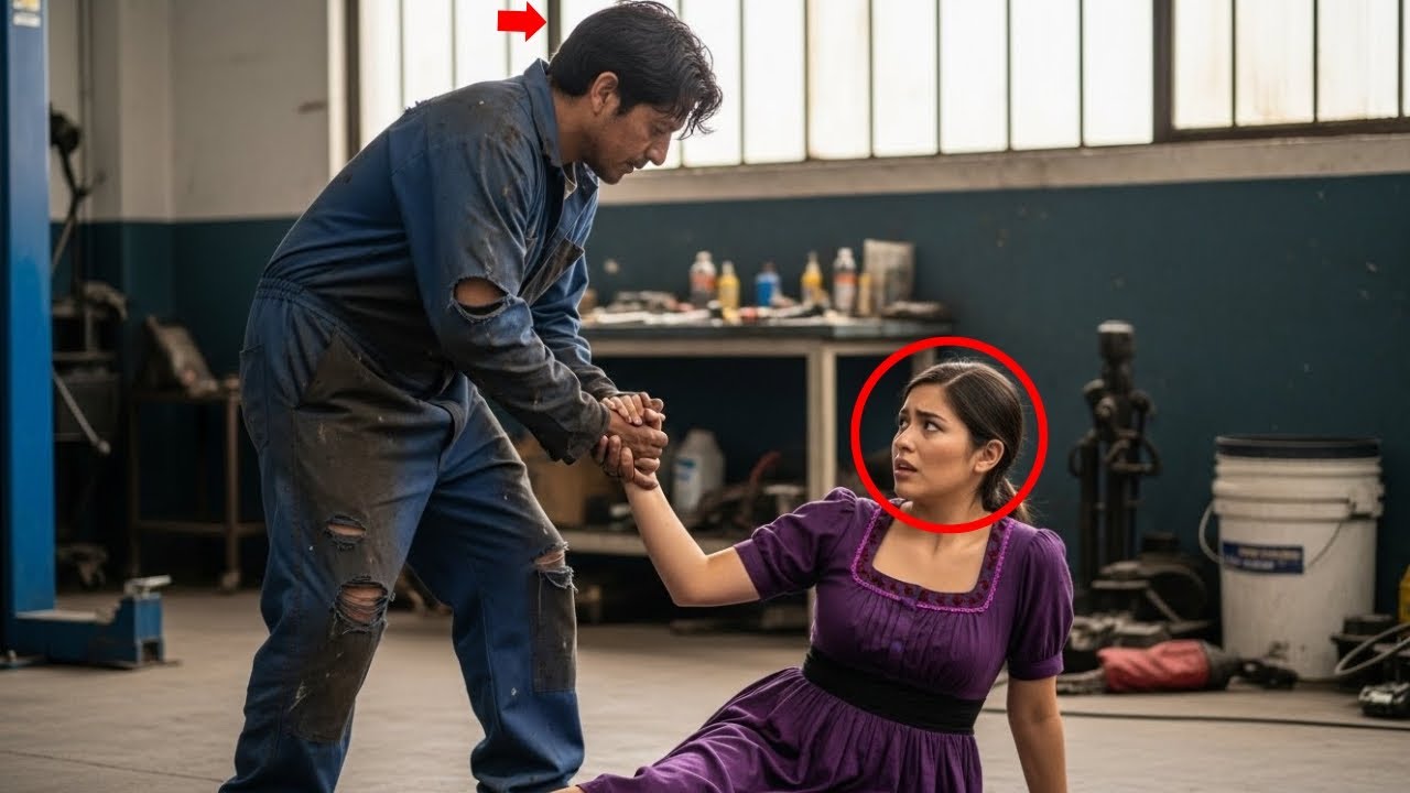 Un pobre mecánico salvó a una mujer hermosa... sin saber que era millonaria y lo amaba ya.