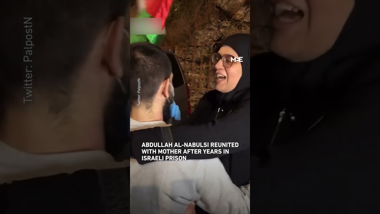 Palestinian youth reunites with mother after nearly three years in Israeli prison