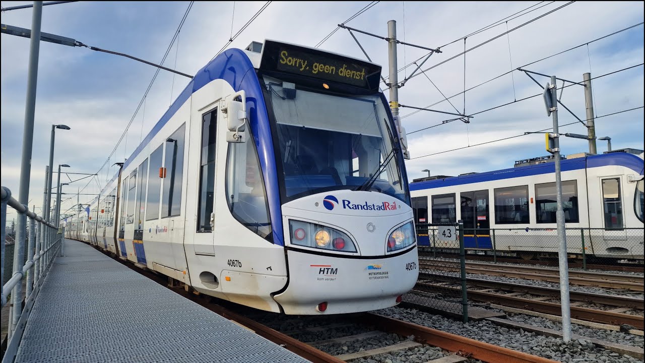 HTM MAT-rit Opstelterrein De Twee Wilgen - Remise Zichtenburg | RandstadRail | 2025