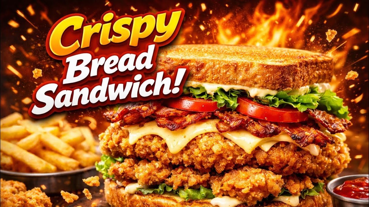 CRISPY BREAD SANDWICH 🥪