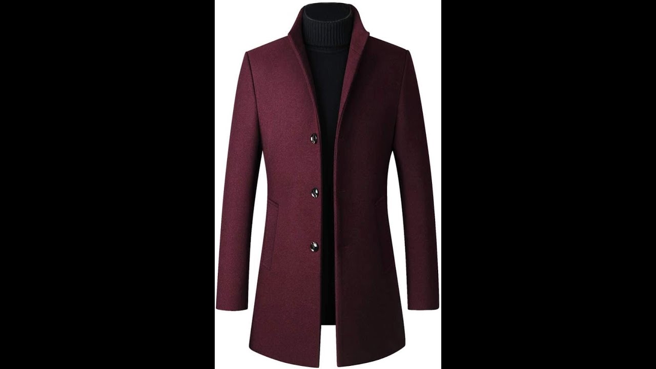 Minibee Men's Stylish Long Wool Blend Coat Review - Pros & Cons - Minibee trench coat