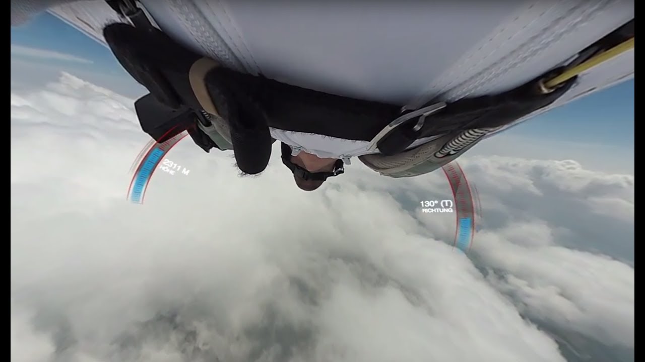 Garmin VIRB 360 4K Wingsuit Skydive Demo @Skydive Saulgau 06/2017