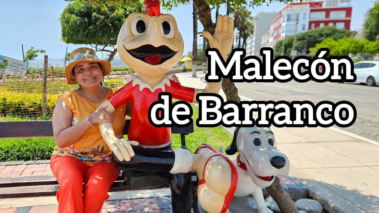 Malecón de BARRANCO y Bajada de Baños - LIMA // Mafalda, gran vista y más!!!