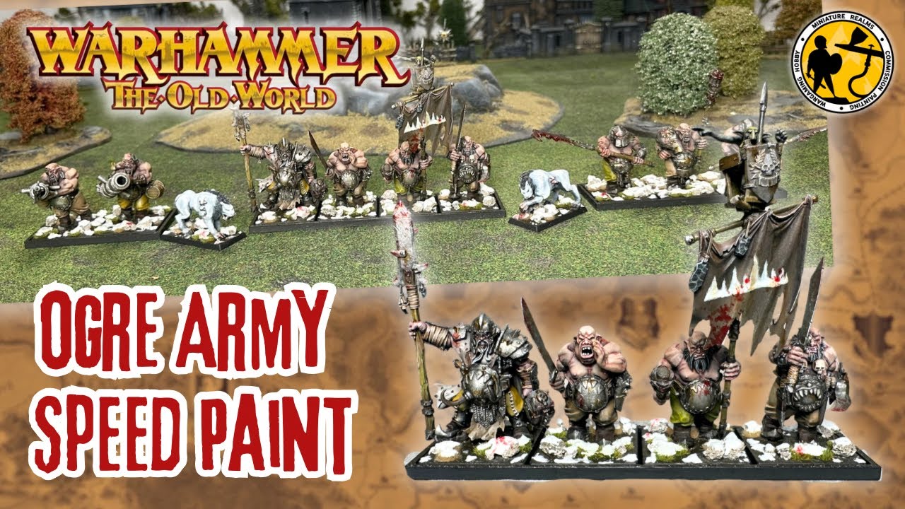 Warhammer: The Old World | Speed Painting An Ogre Kingdoms Army | Tutorial