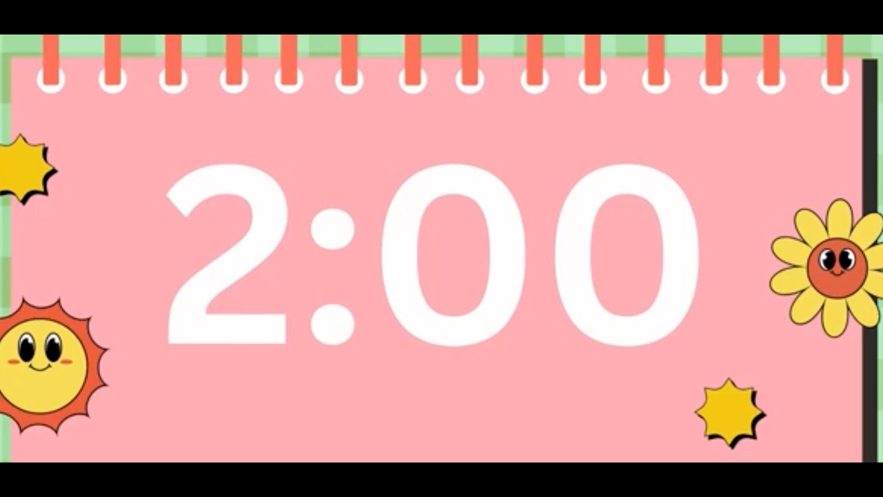 2 Minute Silent Timer with alarm at the End