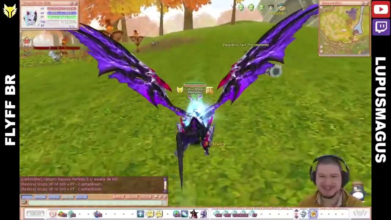 Última live de Flyff BR em 24/12/2022