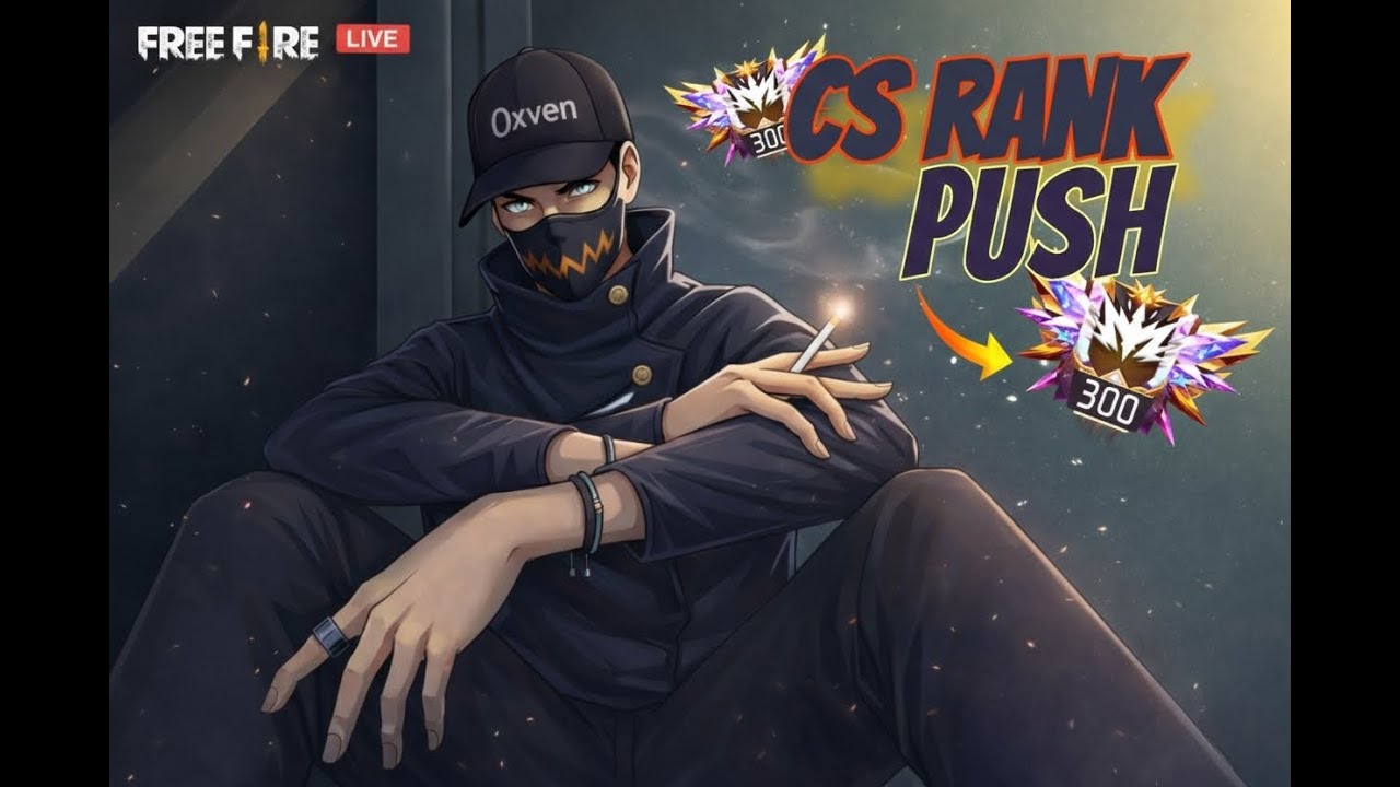 🔴 CS RANK PUSH ON LIVE 🔥!! Road To 05k subscriber !! #shortslive #freefirelive #trending