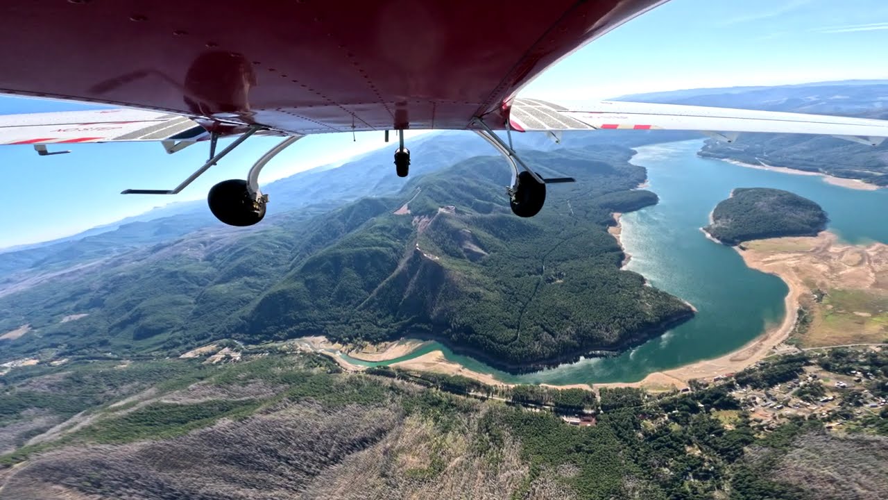 Detroit Lake Oregon 180-Degree Flyover