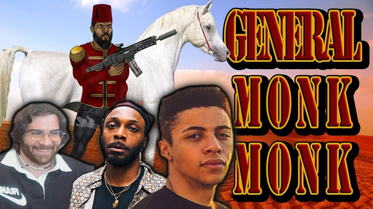 Hasanabi Reacts to BANNED Cartoon General Monk Monk with TSM Myth & JPEGMAFIA