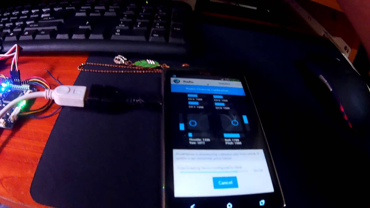 Droidplanner working with Crius AIO Pro V2 via USB Cable.