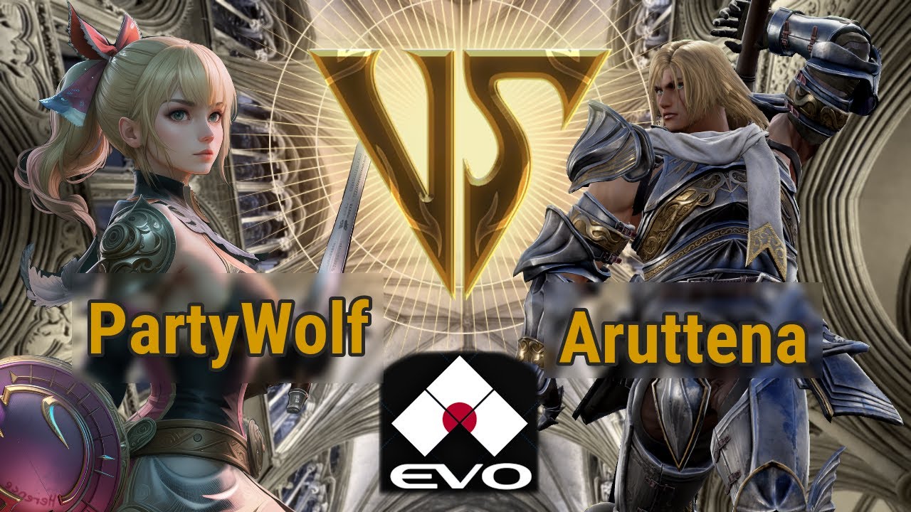 PartyWolf (Cassandra) VS Aruttena (Siegfried) | Soulcalibur VI