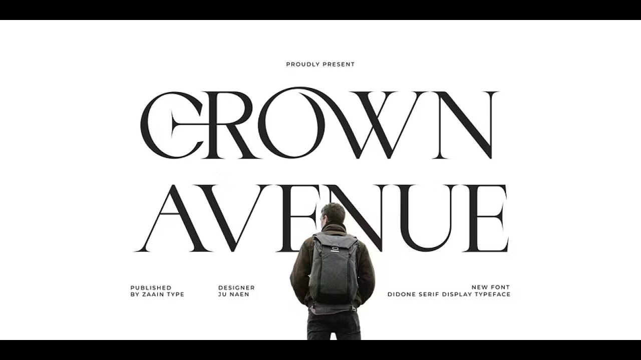 Crown Avenue: An Elegant Serif Font for Luxurious Branding