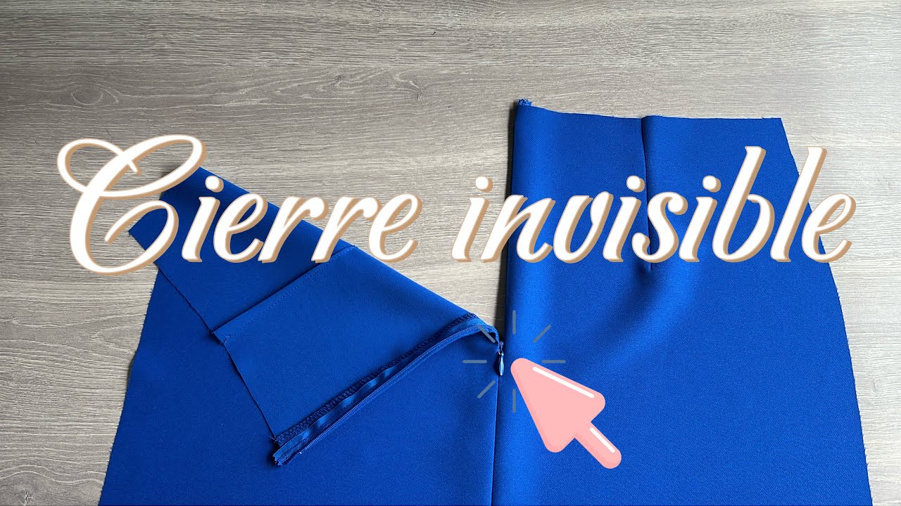 CIERRE INVISIBLE  / Tutorial paso a paso 