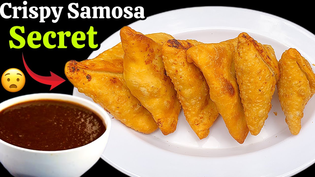 Crispy Chicken Samosa Recipe With Dough | Street Style Samosa Recipe | Samosa Recipe At home