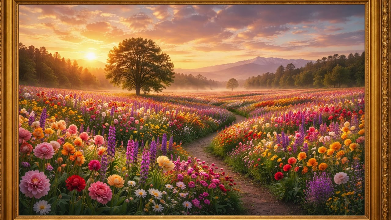 Tableau TV: Beautiful  TV Art Frame #art#relaxingvisuals#artframe @Tvartframe2