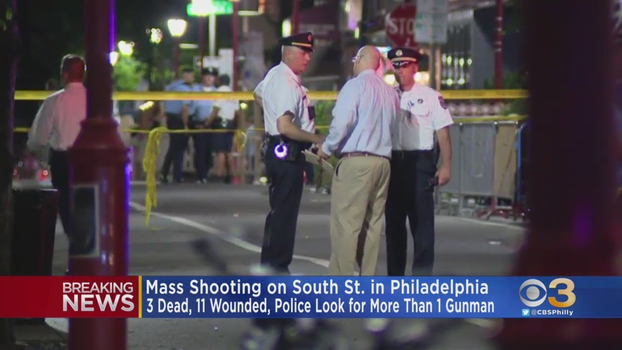Police Searching For Gunmen After Mass Shooting On South Street Leaves 3 Dead, 11 Others Wounded