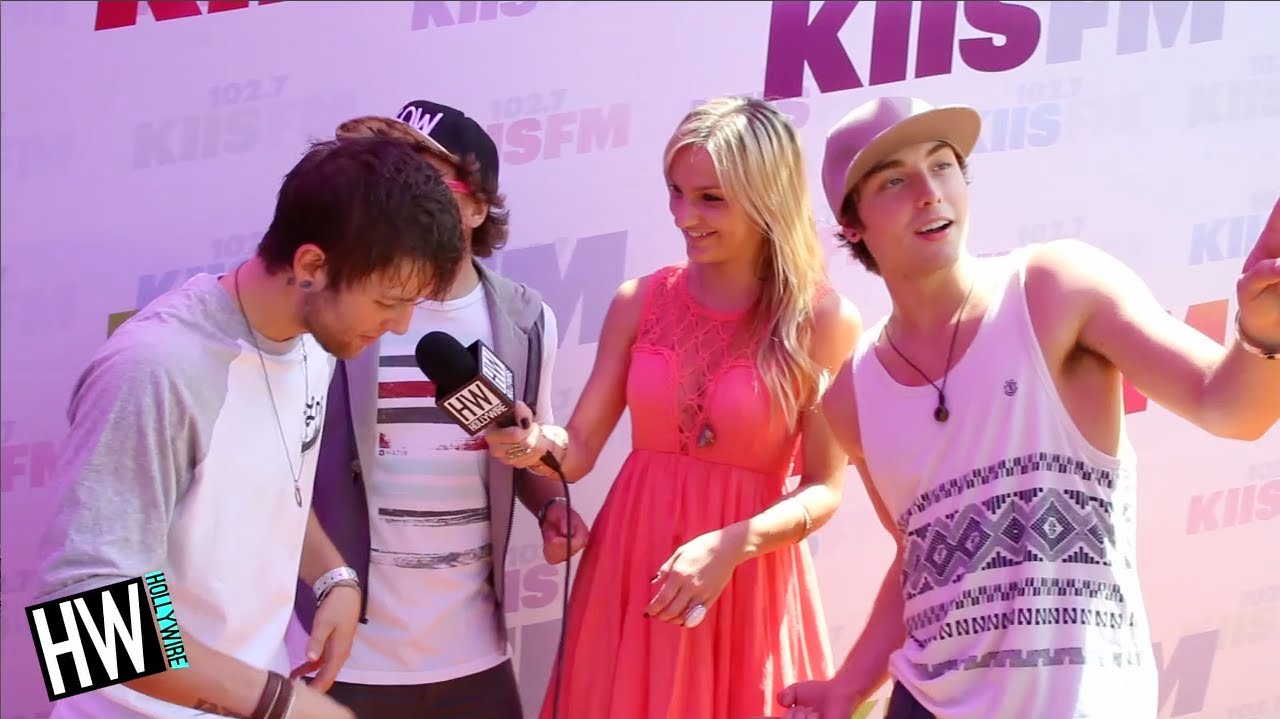 Emblem3 Bust Dance Moves In Silly Interview -- Wango Tango 2013!