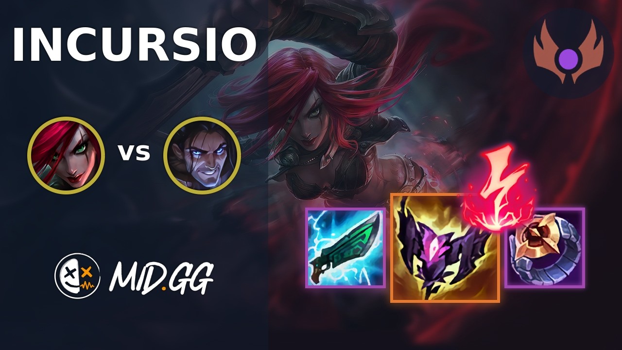 MID.GG: [Рейд] Катарина MID против Сайласа | OCE MASTER | Сезон LOL 2026