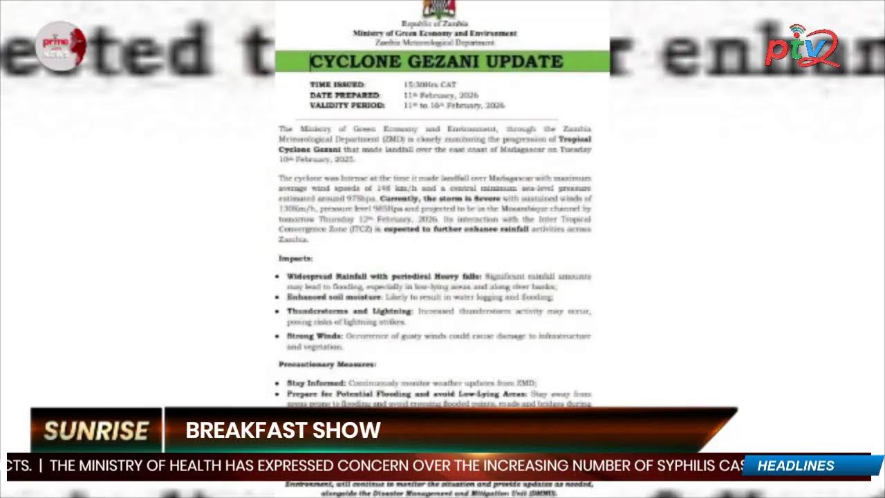 NEWS24 | PTV2 SUNRISE BREAKFAST SHOW  | 13 FEB 2026