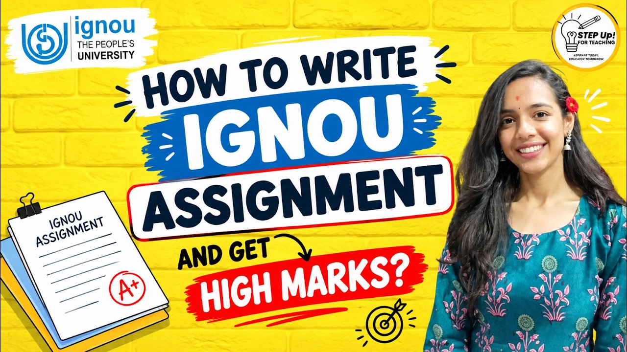 How to Write IGNOU Assignments? | Step-by-Step Guide + My Sample Assignment
