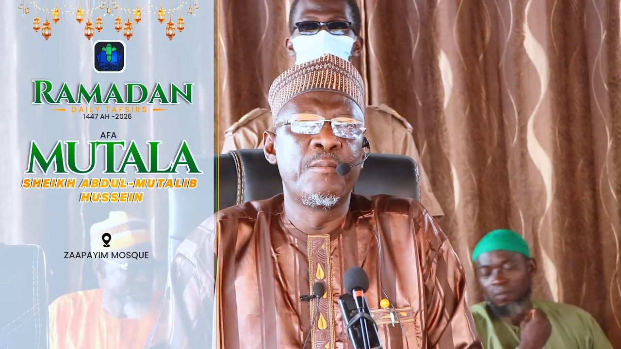 day 21 - AFA MUTALA - RAMADAN TAFSIR 1447 AH (2026) || iSLAMLOG ||Official