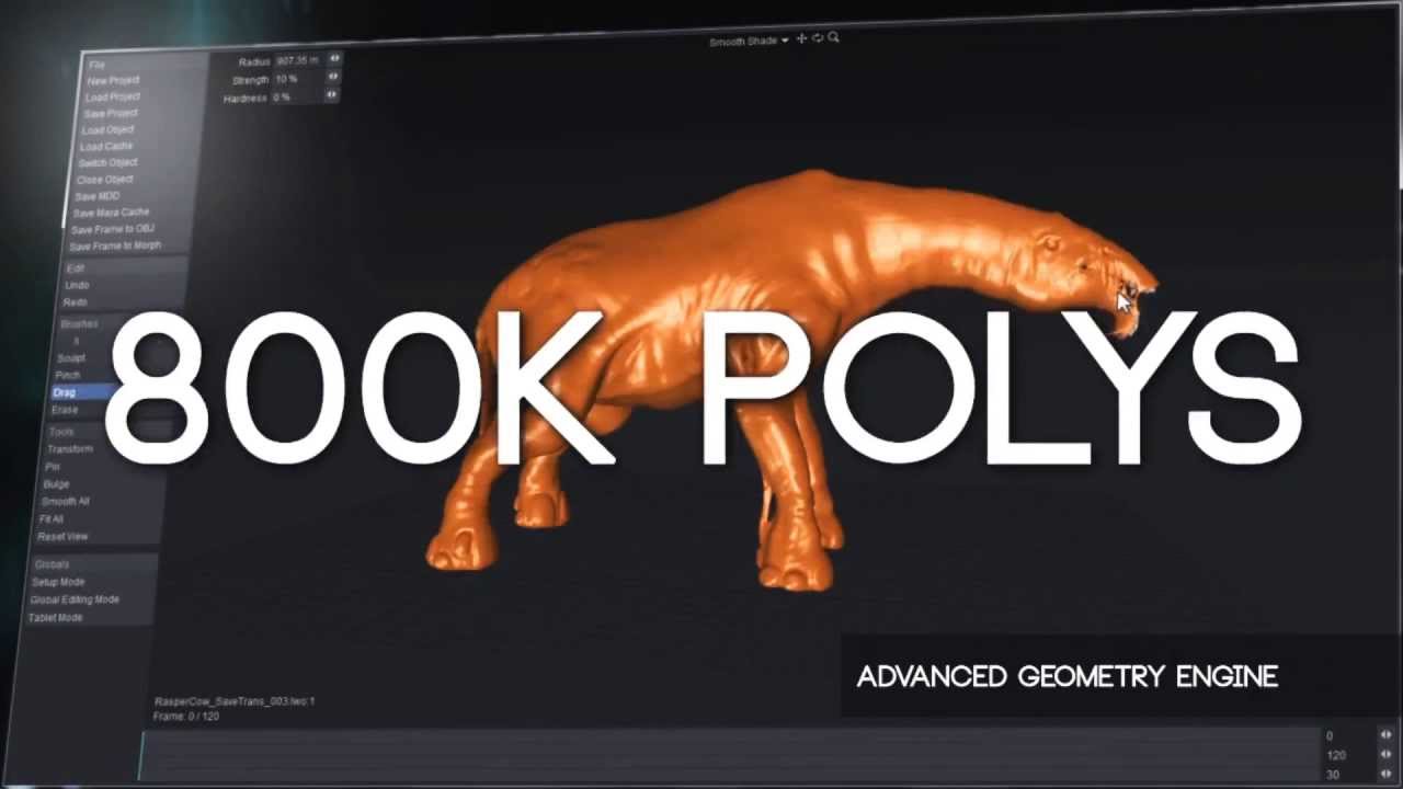 Lightwave ChronoSculpt Teaser Siggraph 2013