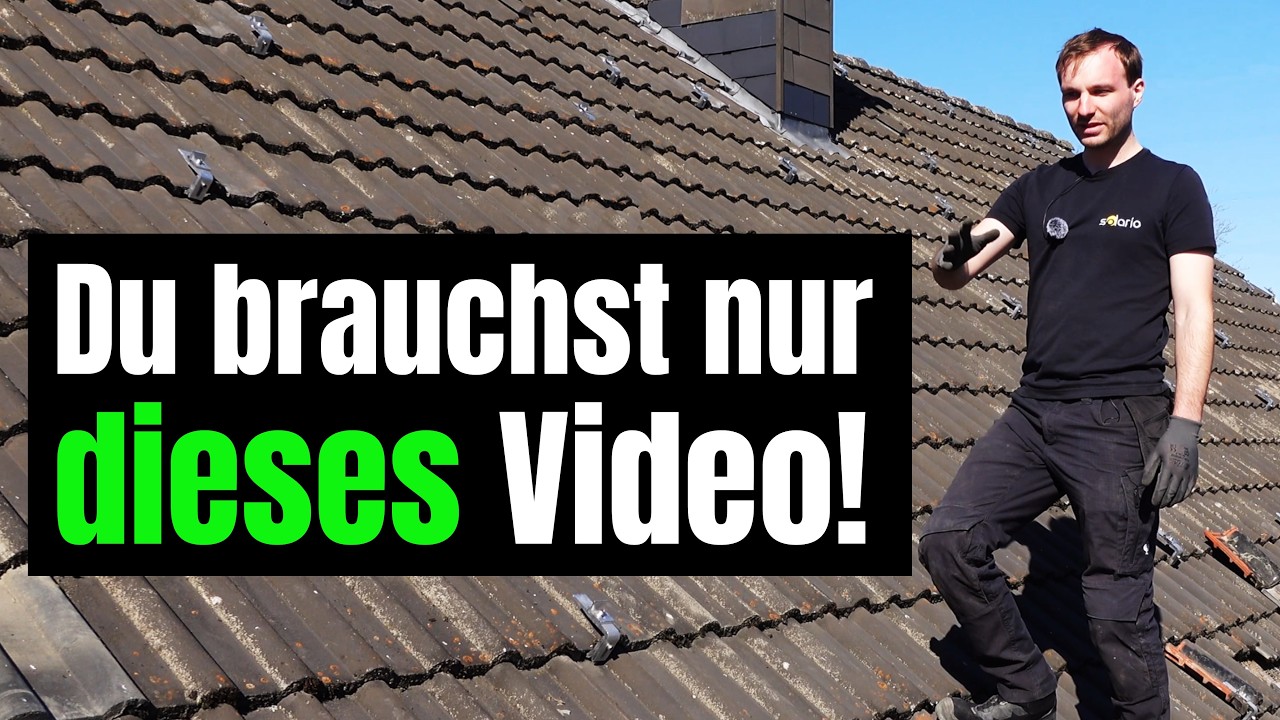 Unterkonstruktion & Erdung von PV-Anlagen: Das einzige Video, das du brauchst! (Mega Tutorial 2025)