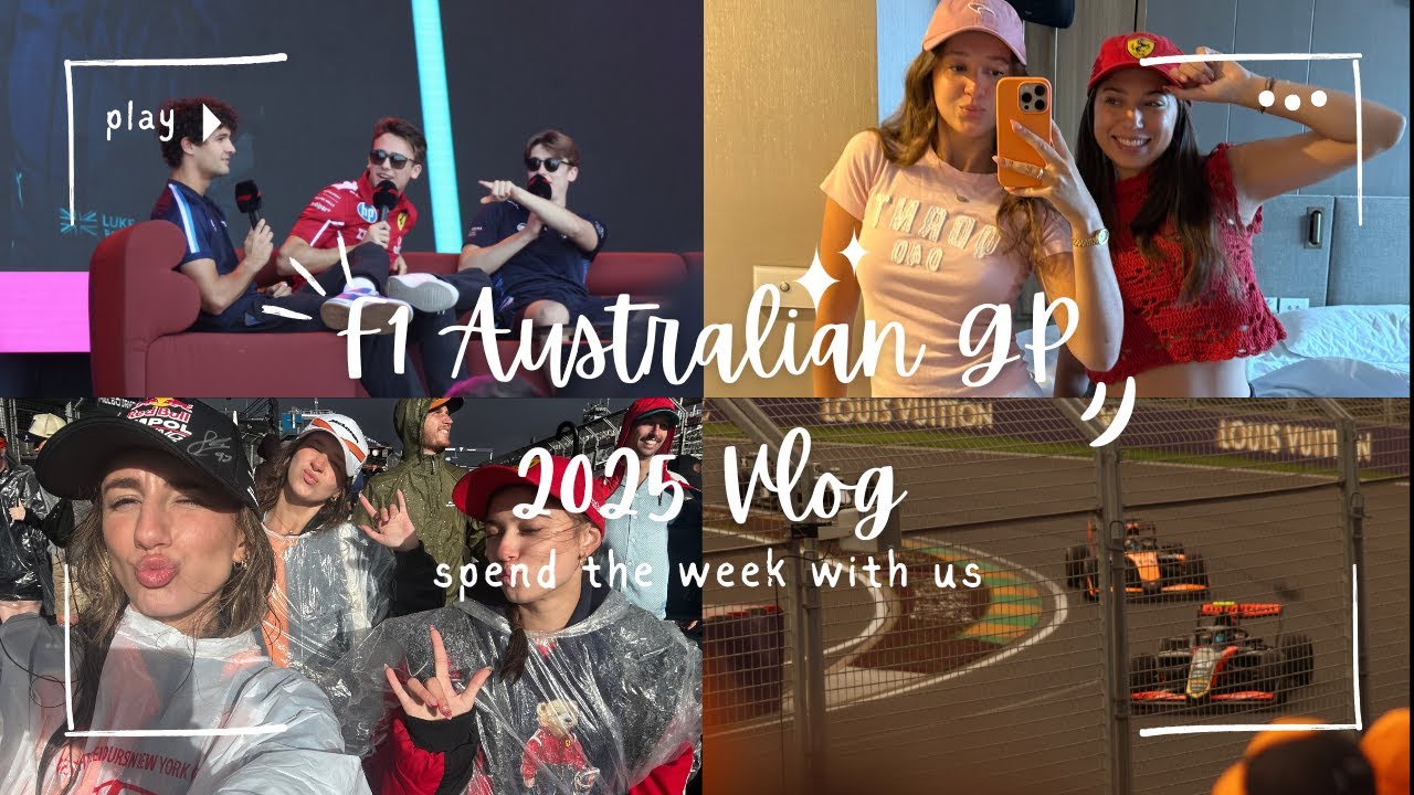 Pure chaos of the F1 Aus GP 2025/// VLOG 🏎🏁