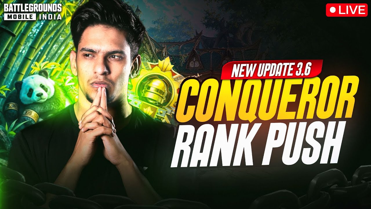 🔥3.6 NEW UPDATE CONQUEROR RANK PUSH WITH BANDOOKBAAZ