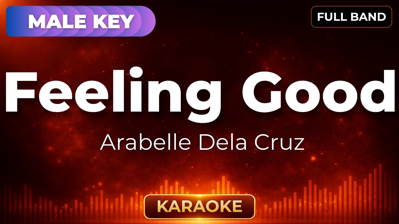 FEELING GOOD - Arabelle Dela Cruz Veiled Cup 2026 (Karaoke Version) (Male Key) | Full Band