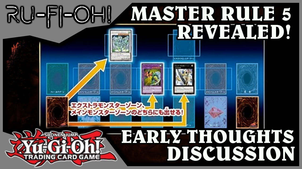 Yu-Gi-Oh! TCG/OCG - Master Rule 5 (MR5) REVEALED! APRIL 2020 - Early Thoughts - December 2019
