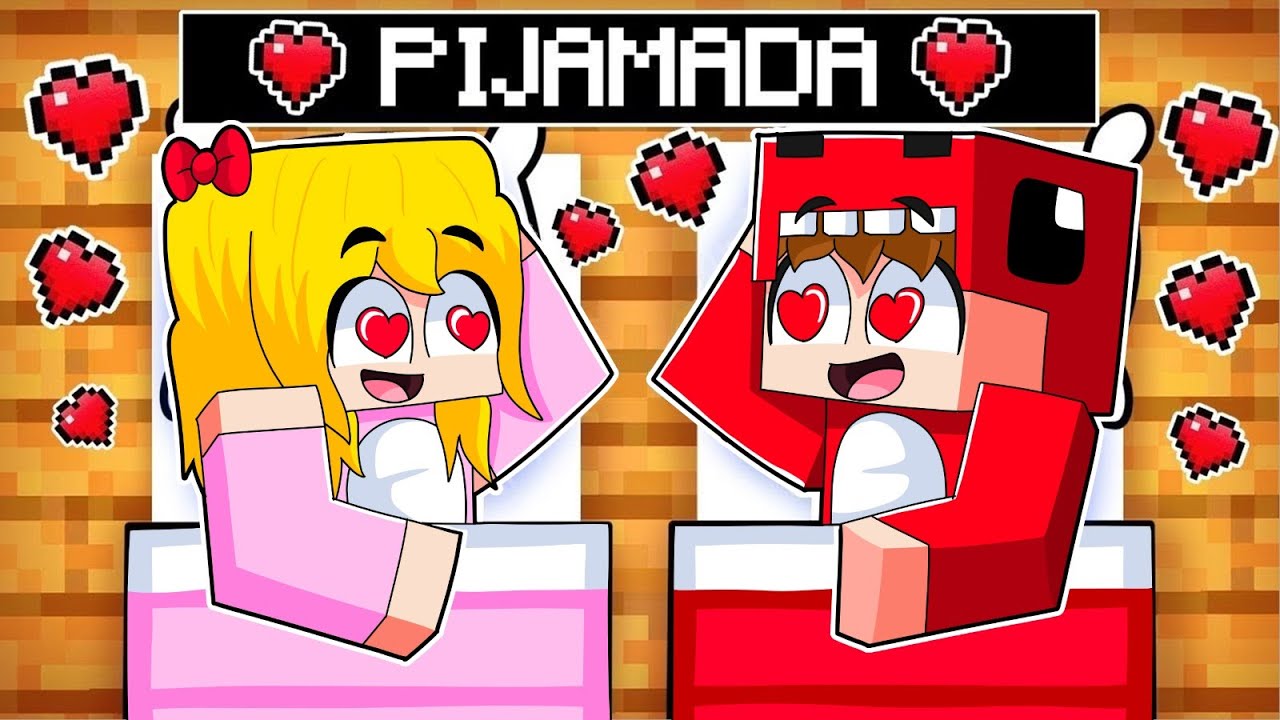 Raptor  y su Novia Hacen Su PIJAMADA en Minecraft! ❤️🥵