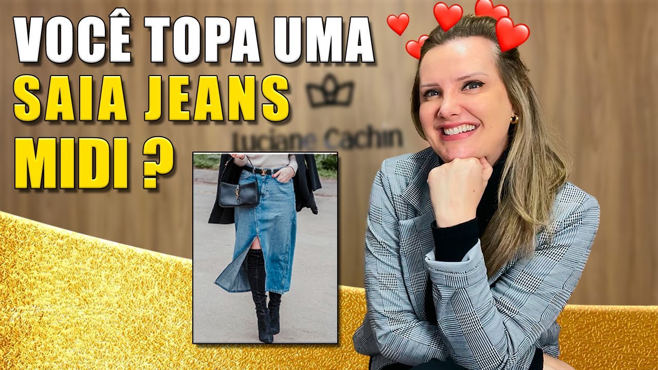 Você topa uma Saia Jeans Midi? | Tendência Verão 2024