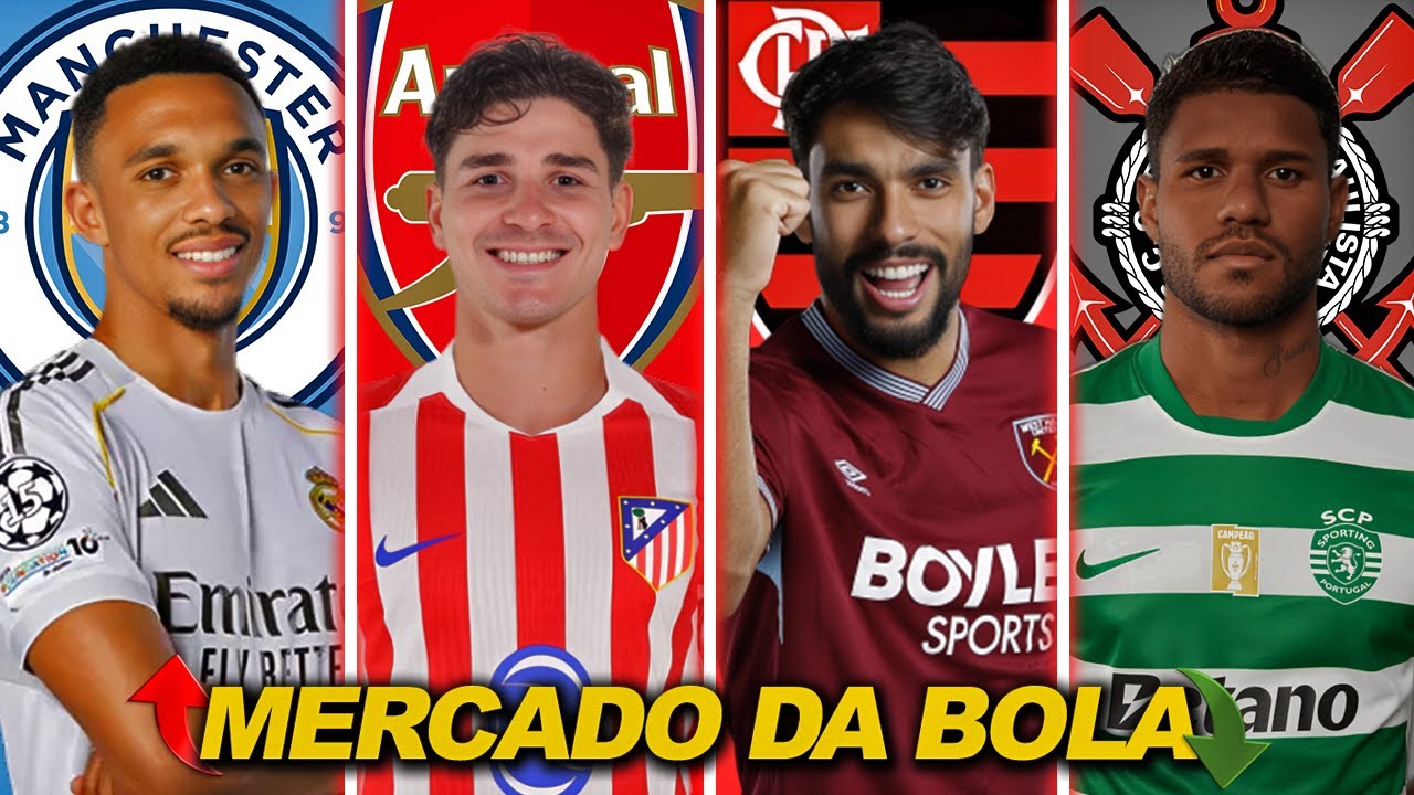 Manchester City observa Arnold, Arsenal quer Julián Álvarez, Paquetá chegando E+ | MERCADO DA BOLA