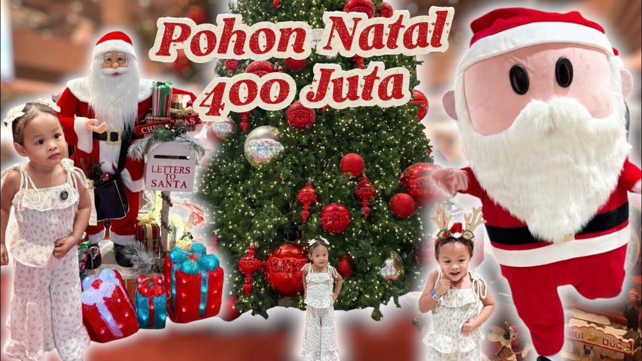 Lihat POHON NATAL 400 Juta 😯 - Living World Denpasar Bali Menjelang Natal dan Tahun Baru